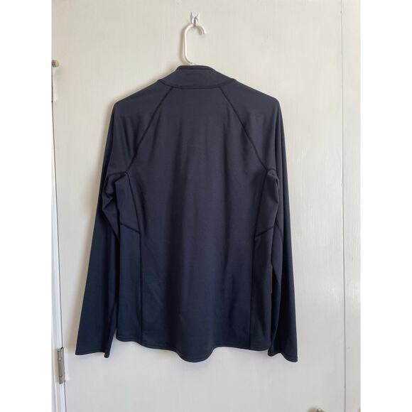 L.L Bean Cresta Midweight 250 T-Zip top gray logo stretch pullover jacket Large - Picture 2 of 8